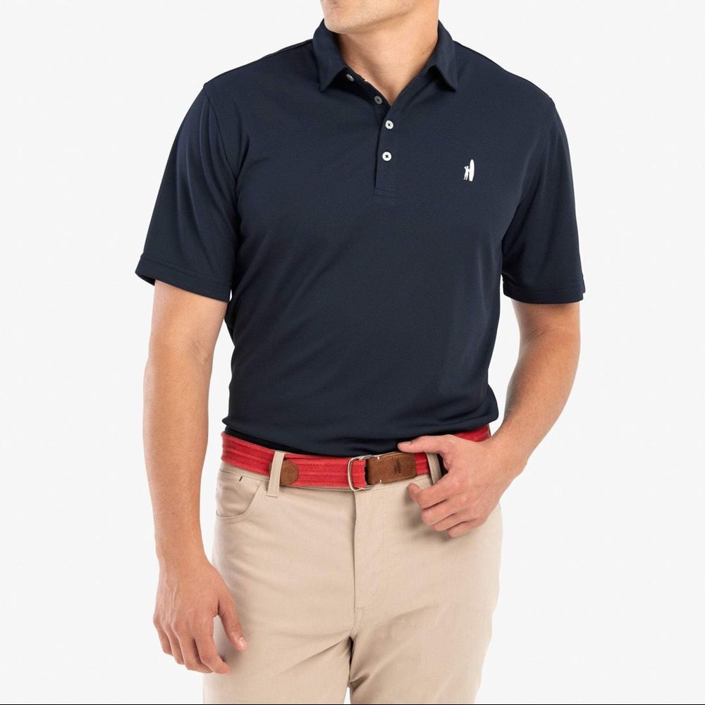 Johnnie-O Mens XL Fairway Polo in Midnight Blue